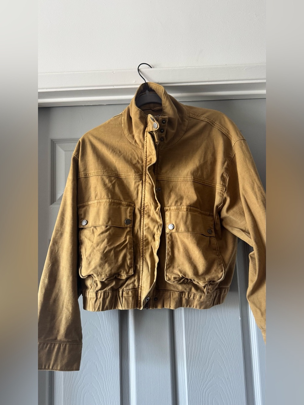 Pilcro Carpenter-Style Tan Field Jacket